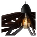 ZIDANE Pendant E27/15W Black/Dark wood