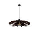 ZIDANE Pendant E27/15W Black/Dark wood