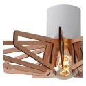 ZIDANE Ceiling light E27/15W White/Light Wood