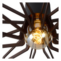 ZIDANE Ceiling light E27/15W Black/Dark wood