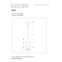 ZINO Pendant E27/60W Coffee /  Clear Glass