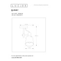 QUINNY Ceiling spot Light E27/40W H17.5cm Black