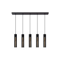 LIONEL Pendant 5xE27/40W Black