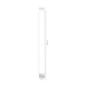 Bulb LED T30 5W 260LM 2200K 30cm Dimmable Amber