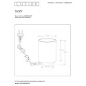 SUZY Table lamp E14/40W Round Black/Gold