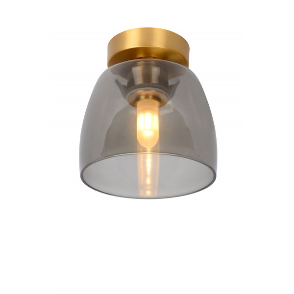 TYLER Ceiling Light 1xG9/33W Gold/Smoke Glass