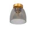 TYLER Ceiling Light 1xG9/33W Gold/Smoke Glass