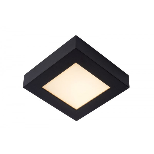 BRICE-LED Ceiling L Dimmable 15W Square IP44 Black