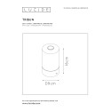 TRIBUN Table lamp Led 3W Matt Black / Glass