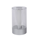TRIBUN Table lamp Led 3W Silbergrey / Glass