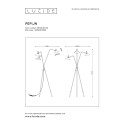 PEPIJN Floorlamp 3xE14 Black/Gold