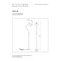 PEPIJN Floorlamp 1xE14 Black/Gold