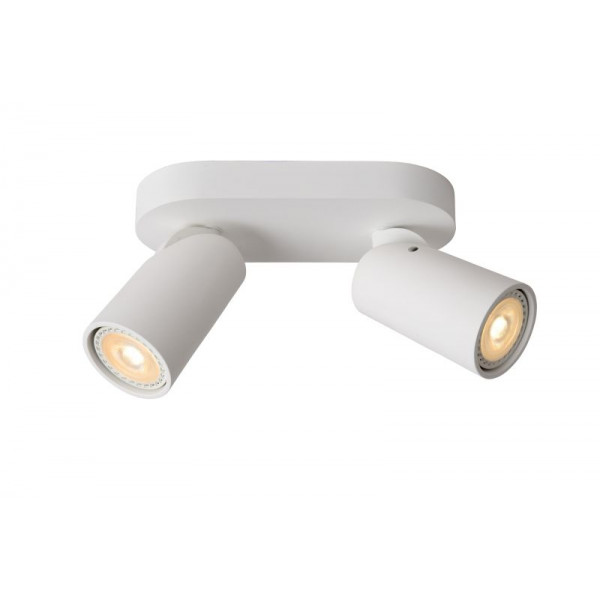 XYRUS - Stropný reflektor - LED Smievateľné - GU10 - 2x5W 3000K - biela (old 23954/10/31)