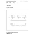 LENNERT - Nástenné svietidlo - 3x5W/GU10 - Čierna