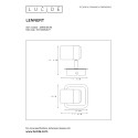 LENNERT - Nástenné svietidlo - 5W/GU10 - Čierna