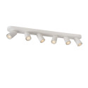 XYRUS - Stropné svietidlo - 6xGU10/5W incl. DTW W14 L84 H12.5cm - Biela (old 23954/30/31)