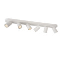 XYRUS - Stropné svietidlo - 6xGU10/5W incl. DTW W14 L84 H12.5cm - Biela (old 23954/30/31)