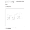 RIXT - Stropné svietidlo - 3xE27/40W 