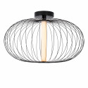 CARBONY - Stropné svietidlo - LED 5W 2700K - Čierna