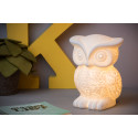 OWL - Stolná lampa - E14 H25cm - Biela