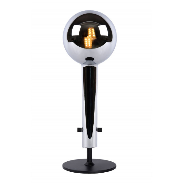 LONE Table lamp G9/28W Smoke Glass/Black