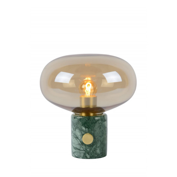 CHARLIZE - Stolná lampa - E27/40W - Jantárová