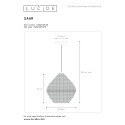 SAAR - Závesné svietidlo - E27/60W 
