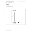 RUBEN - Stojaca lampa - 3x E27 40W 