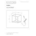 RUBEN - Stolová lampa - 1x E27 40W 