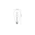 LED Žiarovka - TWLIGHTSWITCH SENSOR ST64 E27/4W 