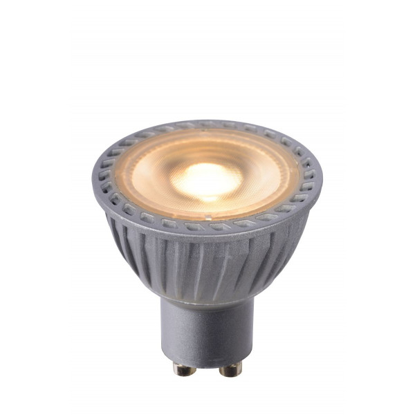 LED - Žiarovka - GU10/5W DIM TO WARM - strieborná