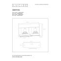 GRIFFON - Stropný reflektor - 2xGU10 12W 