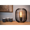 REDA - Stolová lampa - E27/40W H26cm - čierna