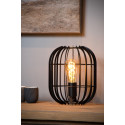 REDA - Stolová lampa - E27/40W H26cm - čierna