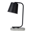 CONA - Stolová lampa - E27/40W H40cm - čierna