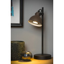 DAMIAN - Stolová lampa - GU10/35W H38cm - rust. hnedá