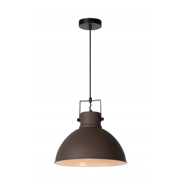 DAMIAN - Závesné svietidlo - E27/40W Ø36cm - rust. hnedá