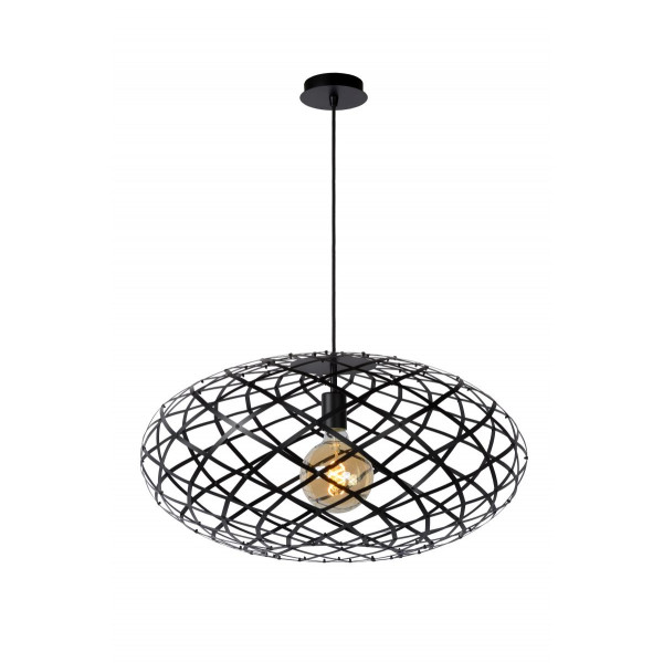 WOLFRAM - Závesné svietidlo - E27 Ø 65cm - čierna