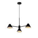 DEVON - Závesná lampa - 3x5W LED - čierna
