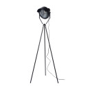 CICLETA - Stojaca lampa - E27/40W - čierna