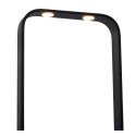 MIKA - Stojaca lampa - LED 2x8W 22/14/114cm - čierna