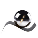 YONI - Stolná lampa - G9 28W H12cm - čierna 