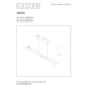 SIGMA - Závesné svietidlo - LED 33W 2700K L147.7cm 