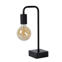 LORIN - Stolová lampa - E27 10/19.3/35cm - čierna