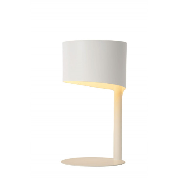 KNULLE - Stolová lampa - E14 H28,5 D15 cm - biela