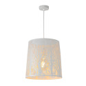 GARELL - Závesné svietidlo - E27 Ø35cm H35cm - biela
