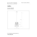 GARELL - Závesné svietidlo - E27 Ø35cm H35cm - čierna