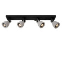 CONCRI-LED - Stropné svietidlo - 4xGU10/5Wincl 320LM 3000K - čierna