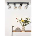 CONCRI-LED - Stropné svietidlo - 4xGU10/5Wincl 320LM 3000K - čierna