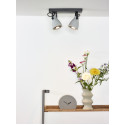 CONCRI-LED - Stropné svietidlo - 2xGU10/5Wincll 320LM 3000K - čierna